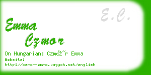emma czmor business card